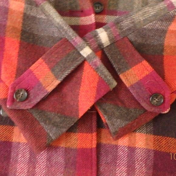 Talbots wool swing jacket in stunning fall colors - Picture 2 of 8